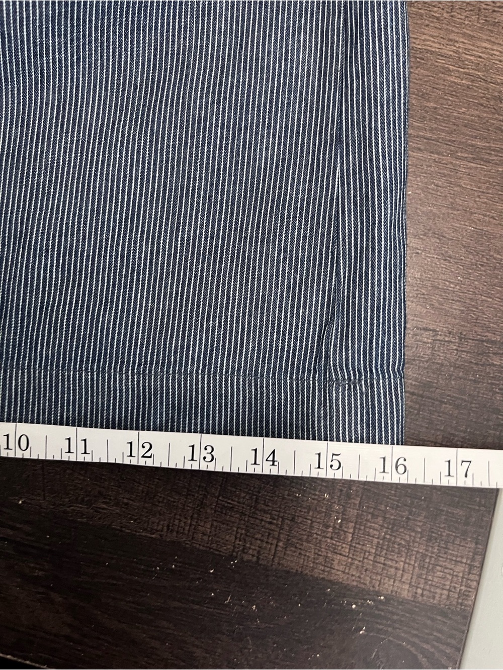 ee:some Los Angeles Washed Pinstripe Tie Waist Wide Leg Pants Small NWT - Picture 8 of 12